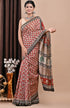 Traditional Hand Block Print Chanderi Silk Saree (CHSAR32)